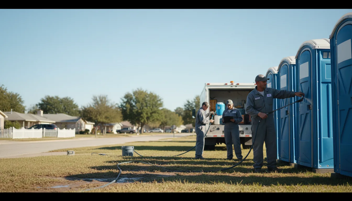 Long-Term Portable Toilet Rental in Gustine, TX near me